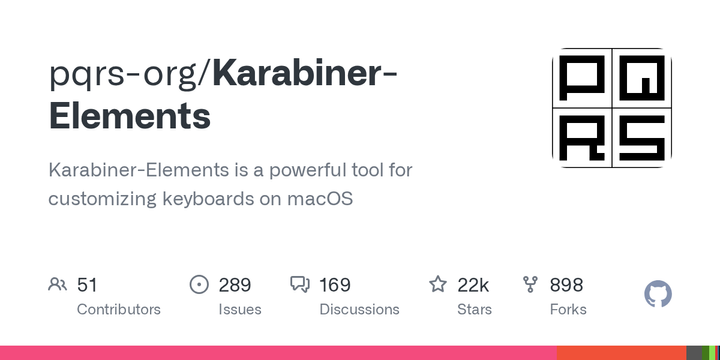 Karabiner-Elements is a powerful tool for customizing keyboards on macOS