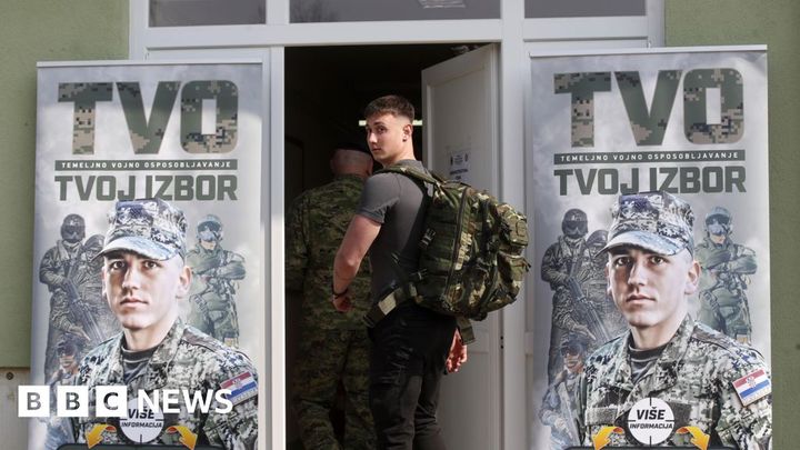 Teenagers report for duty as Croatia reinstates conscription