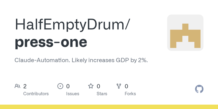 Press-One: Auto-accept every Claude Code prompt