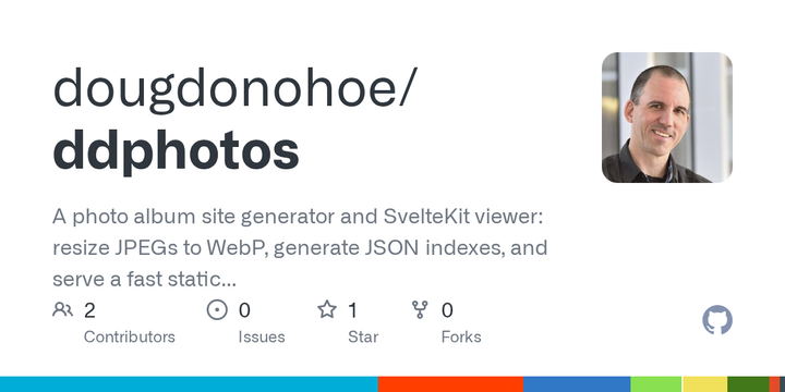 Show HN: DD Photos – open-source photo album site generator (Go and SvelteKit)