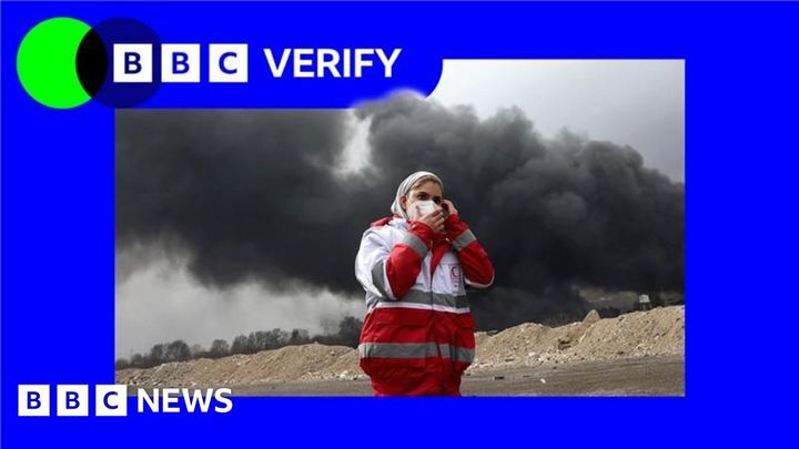 Air strikes cause black rain and 'unprecedented' pollution in Tehran