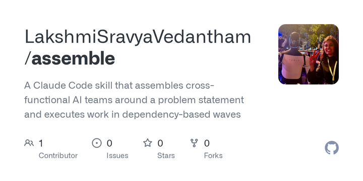 Show HN: Assemble – Claude Code skill for parallel AI team execution