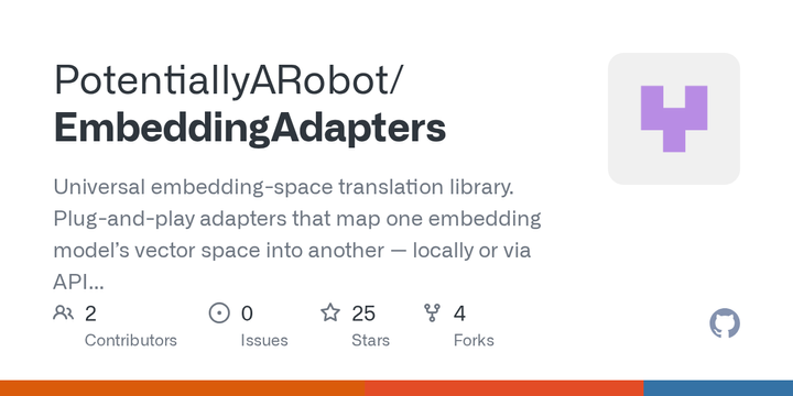Python library for translating between embedding model vector spaces