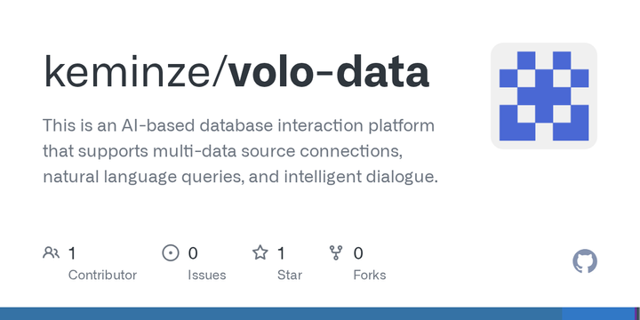 Volo Data – Chat with your database using AI