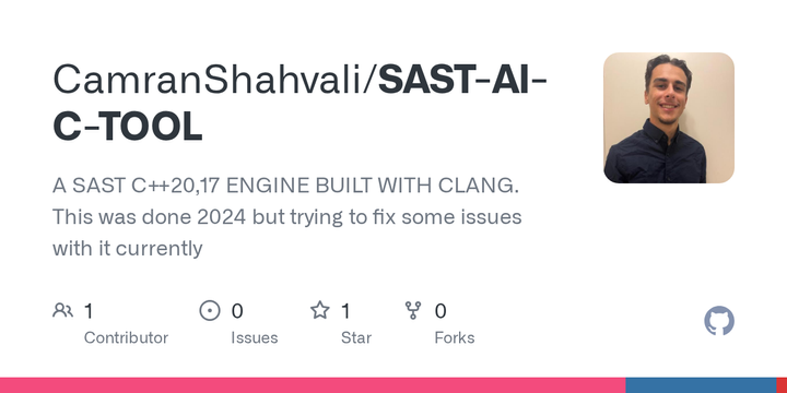 I create a fast C++ SAST tool to catch Vulnerabilities in ur code