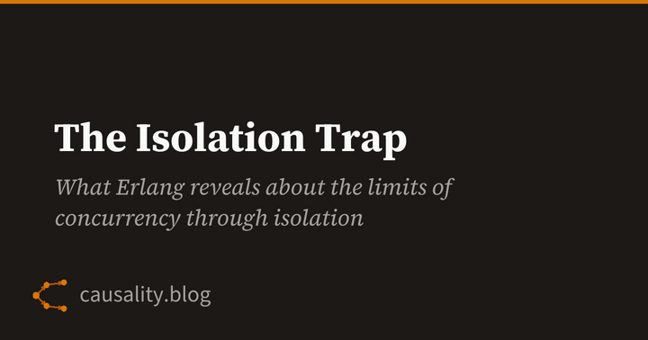 The Isolation Trap: Erlang