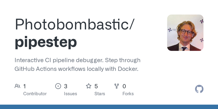 Show HN: PipeStep – Step-through debugger for GitHub Actions workflows