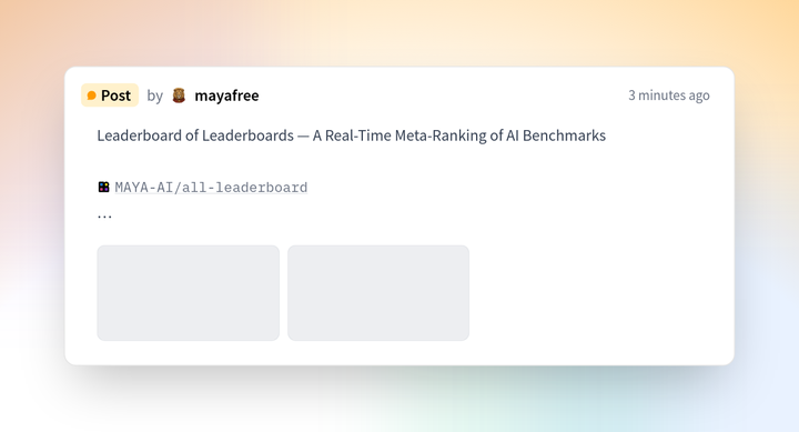 Leaderboard of Leaderboards – A Real-Time Meta-Ranking of AI Benchmarks