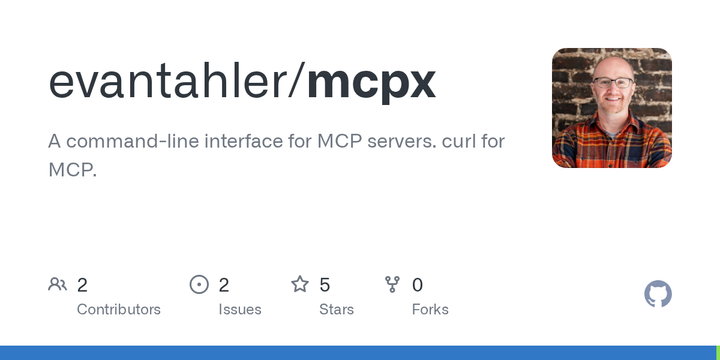 `mcpx` – MCP in a CLI