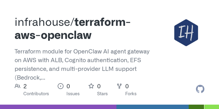 Show HN: Hardened OpenClaw on AWS with Terraform