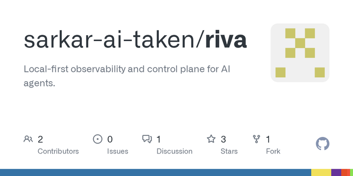 Riva: Local-first observability for AI agents