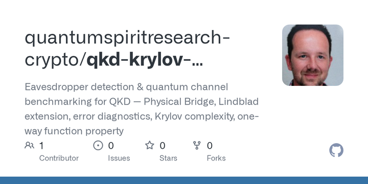 Show HN: QKD eavesdropper detector using Krylov complexity-open source Python
