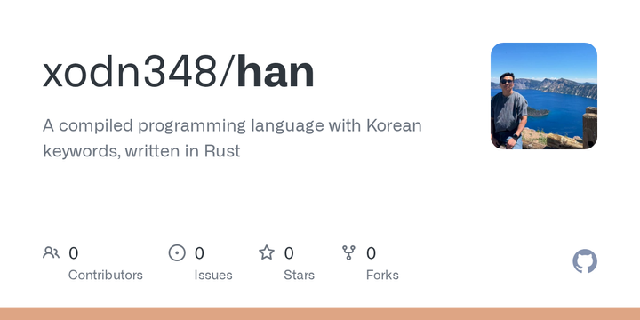 Show HN: Han – A Korean programming language written in Rust