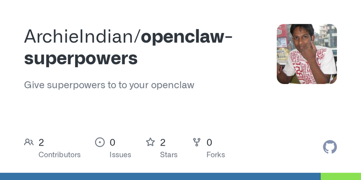 Show HN: OpenClaw-superpowers – Self-modifying skill library for OpenClaw agents