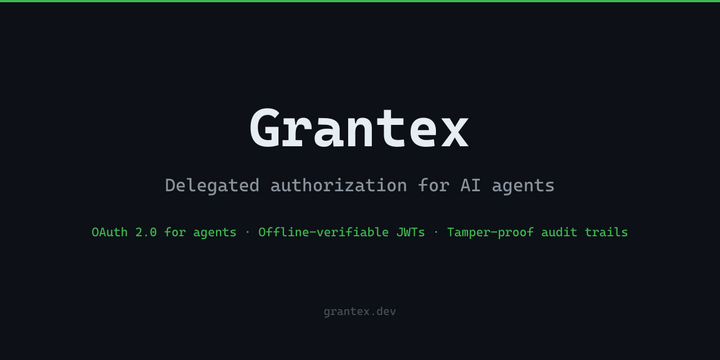 Show HN: Grantex–Open authorization protocol for AI agents-like OAuth for agents