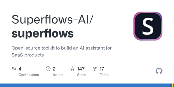 Show HN: Superflows – open-source AI Copilot for SaaS products