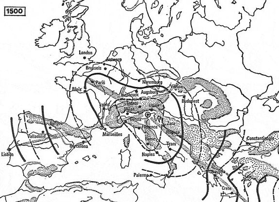 Historical maps probably helped cause World War I