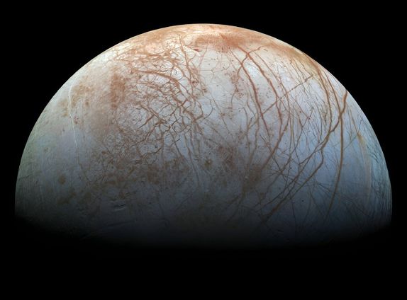 Hidden ocean the source of carbon dioxide on Jupiter moon